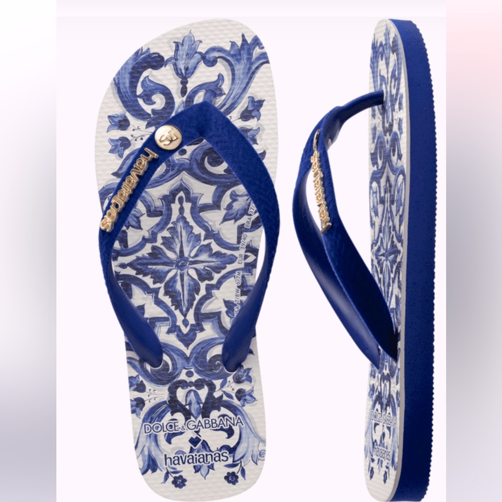 Dolce&Gabbana Havaianas Sandals NEW